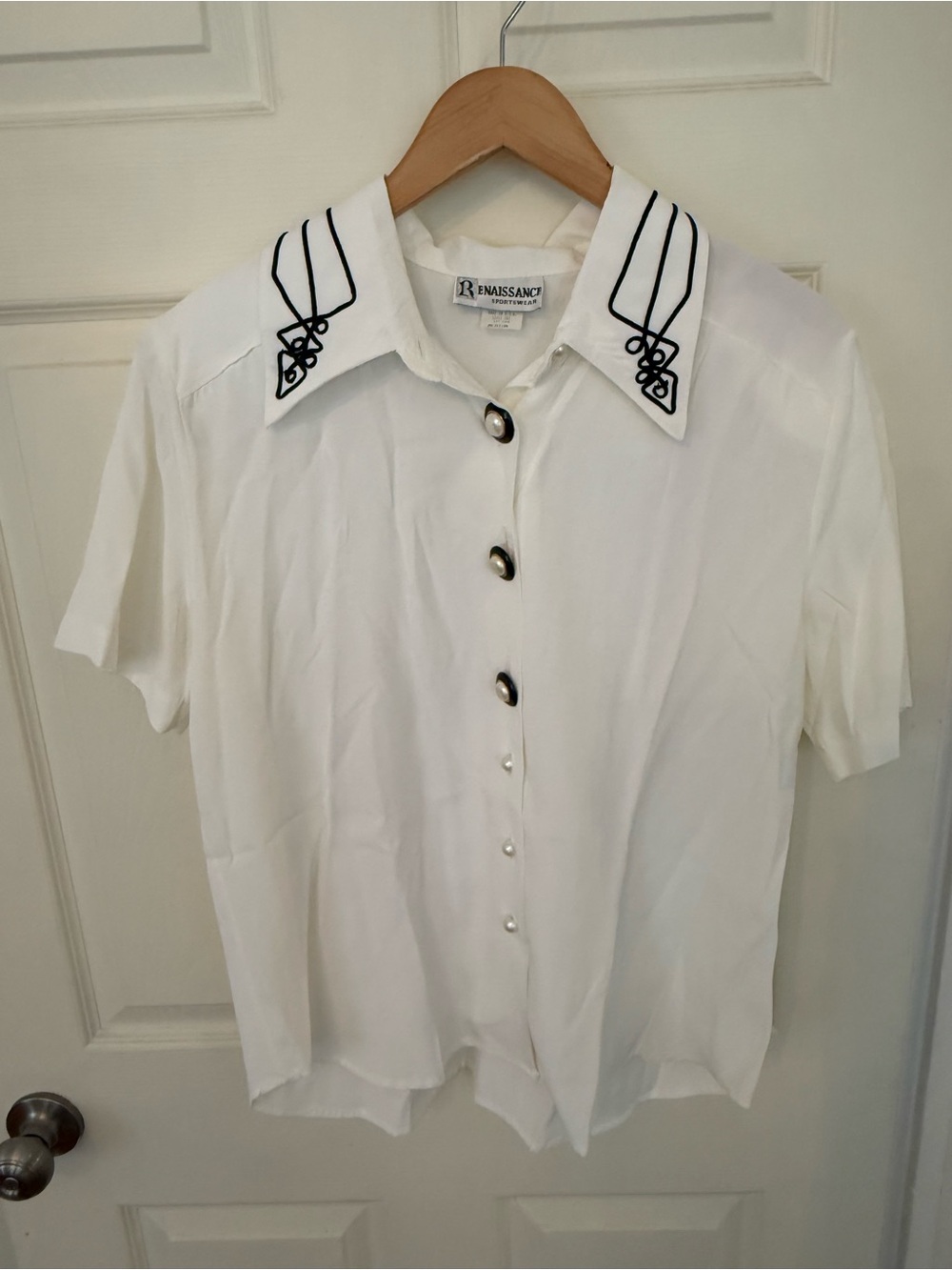 VINTAGE WOMENS RENAISSANCE SPORTSWEAR TOP SIZE MEDIUM-LIKE NEW